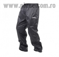 Pantaloni moto ploaie Shad model Rain culoare: negru – marime: L (montare peste echipamentul moto) - 100% impermeabili